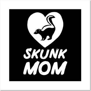 Skunk Mom for Skunk Lovers Posters and Art